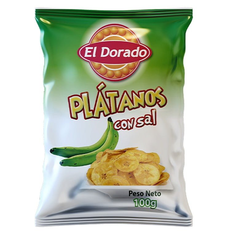 Platanitos con sal el dorado 100g el dorado