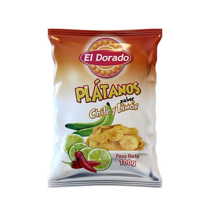 Platanitos chile y lim?n el dorado 100g