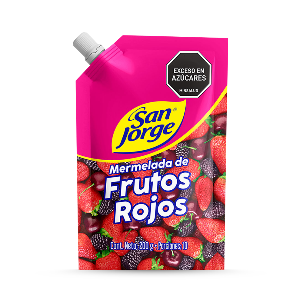 Mermelada san jorge frutos rojos doypack x 200g