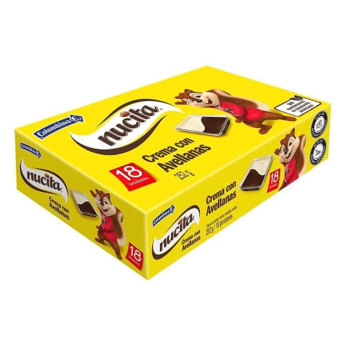 Nucita caja 18 unidades